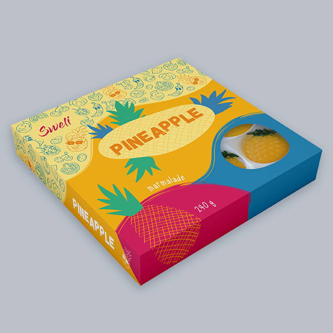 Мармелад SWELI Ананас (подарункова упаковка) Мармелад SWELI Ананас (подарункова упаковка)